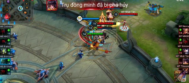 ME lội ngược dòng trước WP ở trận đấu đầu tiên