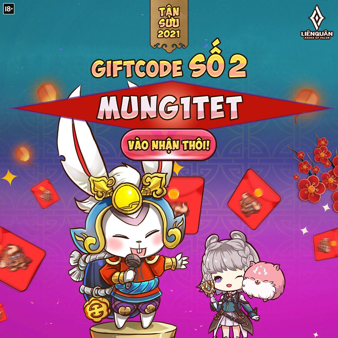 Free Giftcode - Hốt Quà Xuyên Tết! | Garena Liên Quân Mobile