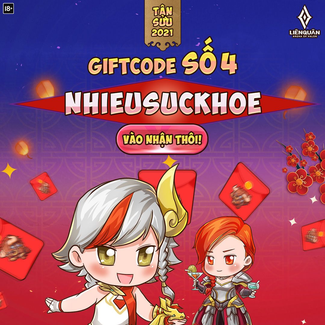 Free Giftcode - Hốt Quà Xuyên Tết! | Garena Liên Quân Mobile