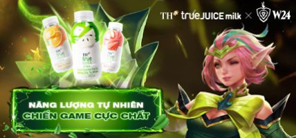 NƯỚC UỐNG SỮA TRÁI CÂY TH TRUE JUICE MILK TÀI TRỢ ĐẤU TRƯỜNG DANH VỌNG MÙA ĐÔNG 2024 – NĂNG LƯỢNG TỰ NHIÊN, CHIẾN GAME CỰC CHẤT