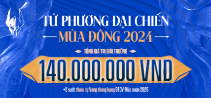 TỨ PHƯƠNG ĐẠI CHIẾN MÙA ĐÔNG 2024 – GIẢI ĐẤU CỘNG ĐỒNG LỚN NHẤT TOÀN QUỐC CHÍNH THỨC KHỞI TRANH