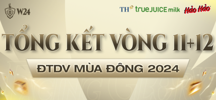 TỔNG KẾT VÒNG 11 & 12 – ĐẤU TRƯỜNG DANH VỌNG MÙA ĐÔNG 2024: CỤC DIỆN KHÓ ĐOÁN TRÊN BẢNG XẾP HẠNG, VÒNG BẢNG CHƯA THỂ NGÃ NGŨ 