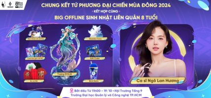 11H00 NGÀY 19/10 | BIG OFFLINE SINH NHẬT LIÊN QUÂN 8 TUỔI & CHUNG KẾT TỨ PHƯƠNG ĐẠI CHIẾN MÙA ĐÔNG 2024 