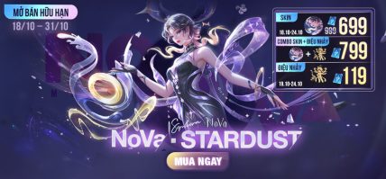 Mở bán Sephera Nova Stardust