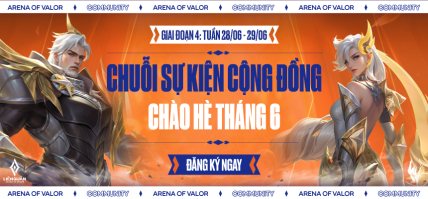 CƠ HỘI CUỐI ĐỂ THAM GIA SỰ KIỆN CỘNG ĐỒNG CHÀO HÈ THÁNG 6 – GIAI ĐOẠN 4 (TUẦN 28/06–29/06)