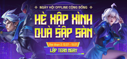 SĂN TOKEN ĐỔI QUÀ KHỦNG TẠI CỬA HÀNG WEBSITE CỘNG ĐỒNG LIÊN QUÂN | NGÀY HỘI  LIÊN QUÂN GIAI ĐOẠN 2: TUẦN 12/07- 13/07