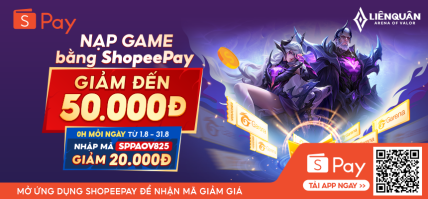 THÁNG 8 VỀ TRÀN TRỀ ƯU ĐÃI KHI NẠP THẺ CÙNG SHOPEEPAY!