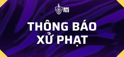 THÔNG BÁO XỬ PHẠT ĐỘI TUYỂN TT GAMING TẠI ĐTDV MÙA ĐÔNG 2025