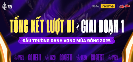 TỔNG KẾT ĐẤU TRƯỜNG DANH VỌNG MÙA ĐÔNG 2025: VÒNG BẢNG (GĐ1) – LƯỢT ĐI