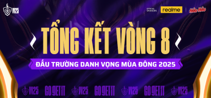 TỔNG KẾT ĐẤU TRƯỜNG DANH VỌNG MÙA ĐÔNG 2025 – VÒNG 8: TDT ĐẢ BẠI TOP 1, SPN HẠ GỤC “ÔNG ĐƯƠNG”