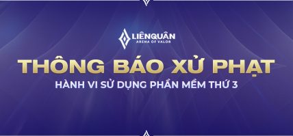THÔNG BÁO XỬ PHẠT TÀI KHOẢN SỬ DỤNG PHẦN MỀM THỨ 3 GÂY SPAM EMOTE
