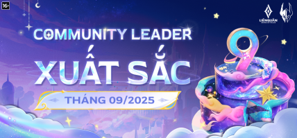 CHÚC MỪNG COMMUNITY LEADER XUẤT SẮC NHẤT THÁNG 9 NĂM 2025