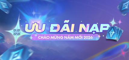 ƯU ĐÃI NẠP QUÂN HUY CHÀO MỪNG NĂM MỚI 2026