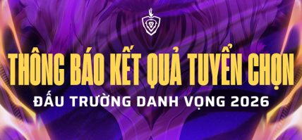 THÔNG BÁO KẾT QUẢ TUYỂN CHỌN ĐTDV MÙA XUÂN 2026