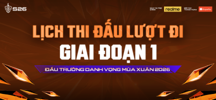 LỊCH THI ĐẤU LƯỢT ĐI – VÒNG BẢNG (GIAI ĐOẠN 1) – ĐTDV MÙA XUÂN 2026