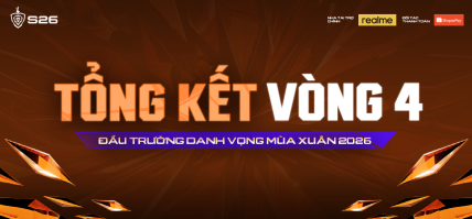 TỔNG KẾT ĐẤU TRƯỜNG DANH VỌNG MÙA XUÂN 2026 – VÒNG 4: 1S ÁP ĐẢO FPT, BOX ÁP SÁT NGÔI ĐẦU