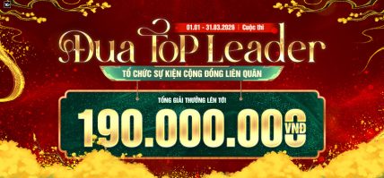 TỔNG KẾT CUỘC THI “ĐUA TOP LEADER TỔ CHỨC SỰ KIỆN CỘNG ĐỒNG LIÊN QUÂN” QUÝ I (01/01 – 31/03/2026)