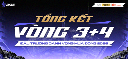 TỔNG KẾT ĐẤU TRƯỜNG DANH VỌNG MÙA ĐÔNG 2026 – VÒNG 3 + 4: FPT x FLASH NHẬN THẤT BẠI ĐẦU TIÊN, BOOM ESPORTS LIÊN TỤC TẠO DẤU ẤN    