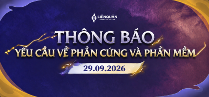 YÊU CẦU PHẦN CỨNG VÀ PHẦN MỀM TỐI THIỂU TỪ 29.09.2026
