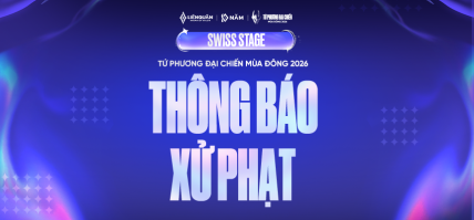 THÔNG BÁO XỬ PHẠT ĐỘI TUYỂN TRƯỜNG ĐẠI HỌC BÁCH KHOA – ĐH ĐÀ NẴNG TẠI SWISS STAGE TỨ PHƯƠNG ĐẠI CHIẾN MÙA ĐÔNG 2026
